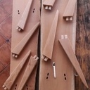 Deux bancs en Acajoux