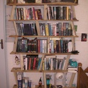 Etagère bibliothèque recyclage