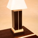 Lampe de chevet de créateur en Wengé massif