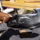 Couteaux de chasse gravés