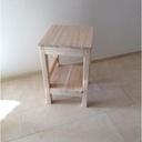 Table de nuit tabouret
