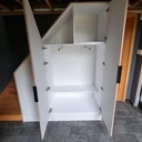 Placard vestiaire suivant l'escalier existant