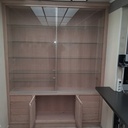 Vitrine en chêne