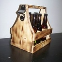 Caisse à bières avec décapsuleur