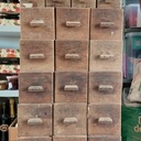 Lot de casiers vintage en bois années 50/70