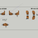Menuiseries 2D   58 mm 4/12/4  et 4/16/4