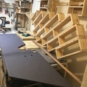 Claustra d'escalier.