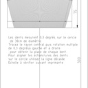 Lame pour scie à placage
