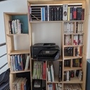 Bibliotheque en contreplaqué de bouleau