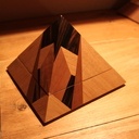 Boite à bijoux pyramide 4 faces