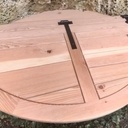 Trappe de puit en douglas