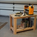 Une table d'atelier en mdf