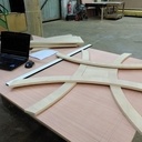 Table en arasé - arêtier