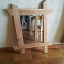 Miroir merisier