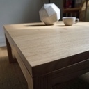 Table basse en châtaignier