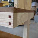 Desserte d'atelier Frêne et MDF