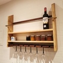 Étagère à bouteille/verre