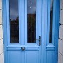 Porte en châtaignier