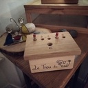 Jeu "le trou du cochon" sapin et chêne