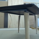 Petit bureau en Hévéa Teinté et Frêne