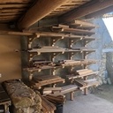 Rack à bois ajustable