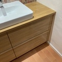 Meuble salle de bain Chêne