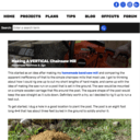 Couper des planches à la vertical à la tronçonneuse