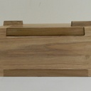 Boite à bijoux (ou autres...),  2016,  pommier et chêne