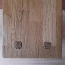 Détail tenons mortaise au niveau du plateau