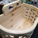 Panier en frêne et sapin