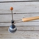 Lampe en lattes de sommier