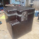 Restauration Malle automobile acajou 1900 .Louis Vuitton