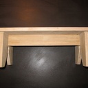 Petit banc en chêne massif