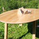 Le bois se souvient... Une table et son relief