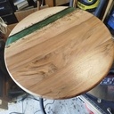 Table basse plateau pivotant