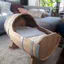 Berceau dans un tonneau