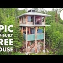 Maison en bois de récupération