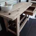 Restauration d'un établi pour enfant