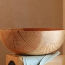 Tournage tres grand saladier cedre