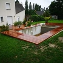 Terrasse bois à Saint Sauveur Sur Ecole