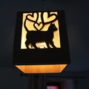 Lustre chats chantourné