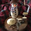 Bonhomme de neige batteur