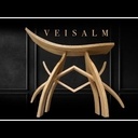 Tabouret viking en bois