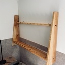 Porte-gouges - tournage sur bois