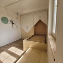 Chambre d’enfant. Contreplaqué et Frêne.