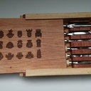 Boite de rangement pour gouges de sculpture