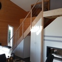 Escalier droit multiligne