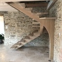 Escalier limon central