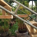 Création d'un escalier à partir de la galerie d'un combi ww de l'armée suisse de 1980