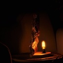 Lampe en écorce de chêne